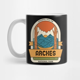 Arches National Park Vintage Travel Mug